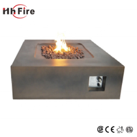 Kit de brûleur à gaz extérieur en acier inoxydable et système de plaque carrée DIY