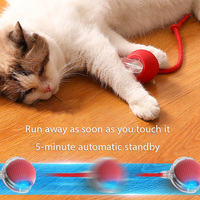 360 ° Intelligent Automatique Interactive Pet Toy USB Chargeur Caoutchouc Rolling Ball Écologique PC Matériel pour Chats