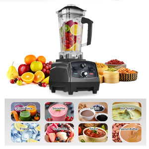 Passen Sie 3HP 2200W Heavy Duty Commercial Grade <span class=keywords><strong>Timer</strong></span> Mixer Mixer Entsafter Obst Küchenmaschine Eis Smoothies BPA Free 2L Jar - Product Image 3