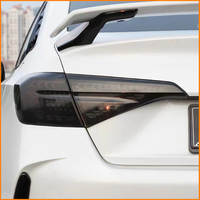 Luces Traseras LED de Escama de Dragón para Civic 11ª Gen. 2022-2026, con Señal de Giro Secuencial y Animación de Encendido, Conjunto de Lámparas Traseras