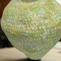 Vase de table en céramique de luxe Art Déco vert mat, écologique, cuit à haute température, étanche, pour hôtel et décoration intérieure PENGHAN