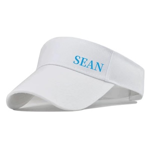 Logo personnalisé sports <span class=keywords><strong>pare</strong></span>-<span class=keywords><strong>soleil</strong></span> casquettes en plein air Tennis Golf course hommes femmes visière chapeau - Product Image 1