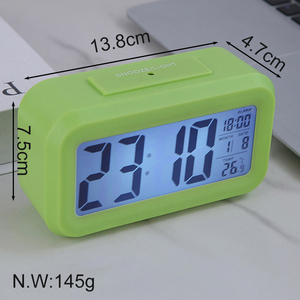 Nhỏ LED Kỹ Thuật Số Đồng Hồ Báo Thức Hoạt Động Đơn Giản Với Snooze Và Đầy Đủ Phạm Vi Độ Sáng Dimmer Có Thể Điều Chỉnh Nhựa Đồng Hồ Báo Thức - Product Image 2