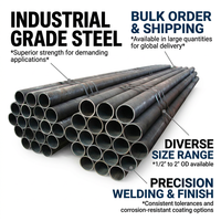 Tuyau sans soudure en acier au carbone à extrémité plate pour la soudure, la fabrication, l'installation de pipelines pétroliers et gaziers, fourniture aux entrepreneurs