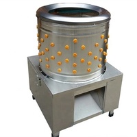 Équipements d'abattage de volaille, éplucheuse à poulet en acier inoxydable, machine à doigts en caoutchouc, éplucheuse à plumes