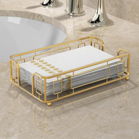 Porte essuie-mains moderne en métal noir mat pour salle de bain, rangement de serviettes, panier, plateau pour salle de bain et cuisine