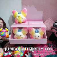 Jouets anti-stress moelleux, jouets sensoriels souples, vente chaude, jouets squishy en vrac, magnifiques jouets squishy beurre pour réduire le stress