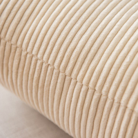 Housse de coussin rayée sur mesure, style nordique, fabrication directe d'usine, coussins de canapé OEM pour la vente en gros, décoration intérieure