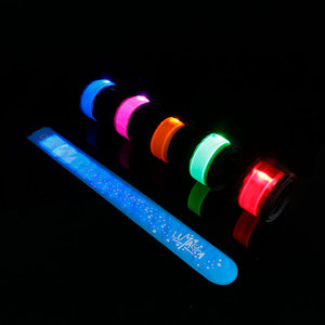 Ban Đêm An Toàn Phản Quang Ban Nhạc Sáng LED Ánh Sáng Cổ Tay LED Light up Tát Dây Đeo Cổ Tay Cho Chạy Đi Bộ - Product Image 2