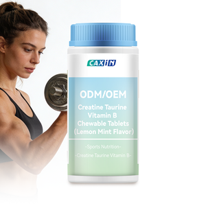 Tabletas Masticables de Creatina, Taurina y Vitamina B al por Mayor |   Suplemento Pre-Entrenamiento para Fuerza y Energía, Sin Necesidad de Mezclar, GMP OEM, Nutrición Deportiva - Product Image 4