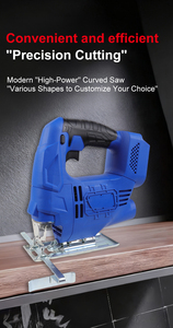 <span class=keywords><strong>Scie</strong></span> <span class=keywords><strong>sauteuse</strong></span> sans fil au lithium de qualité industrielle, moteur en cuivre pur, <span class=keywords><strong>scie</strong></span> <span class=keywords><strong>sauteuse</strong></span> électrique, coupe en biseau à 45°, coupe du bois et du métal, bricolage, travail du bois - Product Image 4