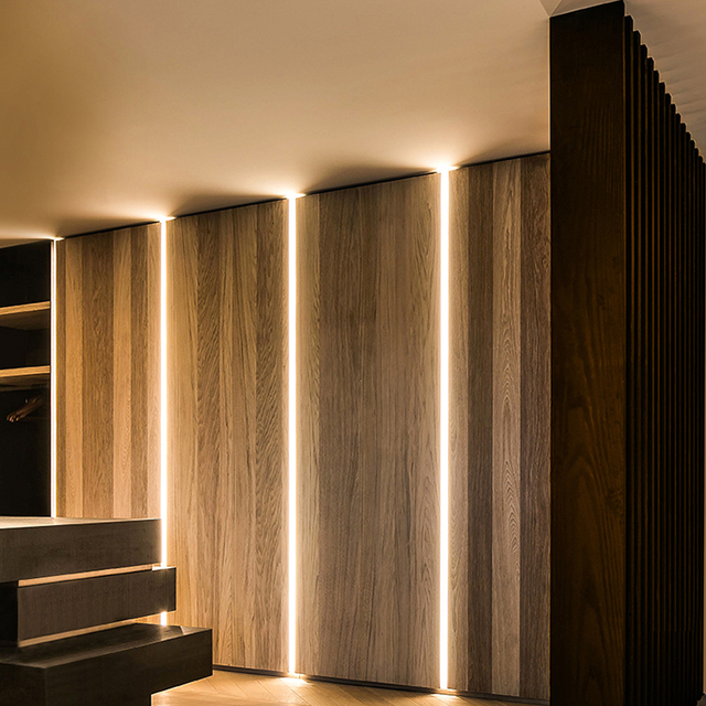 DGLUX Aluminium Channel for Led Strip U Style V Shape Aluminum Profile with Diffuser Milky PC Cover