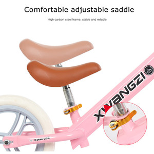 12" Inch Baby Seat Beautiful Girl Ride on <strong>Balance</strong> <strong>Bike</strong> <strong>Pink</strong> <strong>Balance</strong> Girl <strong>Bike</strong> for Child - Product Image 6