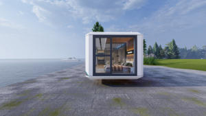 Mini hangar de ferme accessible aux fauteuils roulants Structure en acier Conception préfabriquée pour la maison <span class=keywords><strong>Jardin</strong></span> Stockage + Vivre pour - Product Image 3