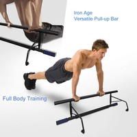Barre d'exercice de traction et de traction en fer pliable murale pour entraîneur de fitness à domicile portable pour l'utilisation de la porte