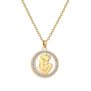 Collar <span class=keywords><strong>de</strong></span> Abrazo <span class=keywords><strong>de</strong></span> Mamá y Bebé, Chapado en Oro <span class=keywords><strong>de</strong></span> 18K, Collares <span class=keywords><strong>de</strong></span> Amor, Regalo <span class=keywords><strong>de</strong></span> Joyerí<span class=keywords><strong>a</strong></span> para <span class=keywords><strong>Madre</strong></span> e <span class=keywords><strong>Hija</strong></span>, Dí<span class=keywords><strong>a</strong></span> <span class=keywords><strong>de</strong></span> la <span class=keywords><strong>Madre</strong></span>, Cumpleaños - Product Image 5