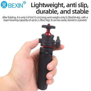 ชุดขาตั้งกล้องวิดีโอ <span class=keywords><strong>Ulanzi</strong></span> MS01 สำหรับโทรศัพท์มือถือ พร้อมที่ยึดแบบ Cold Shoe ไฟ LED และไมโครโฟน สำหรับกล้อง DSLR & SLR ใช้ได้กับ iPhone 13 และ Sony - Product Image 4