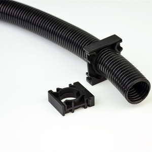 SY Black Flexible Corrugated Split Tubing Convoluted Wire Loom Conducto <span class=keywords><strong>abierto</strong></span>-Todos los tipos de tubos de plástico - Product Image 3