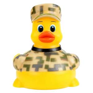 Jouets de bain et de douche pour enfants en gros, jouets aquatiques, mignons petits canards jaunes en forme de soldat - Product Image 4