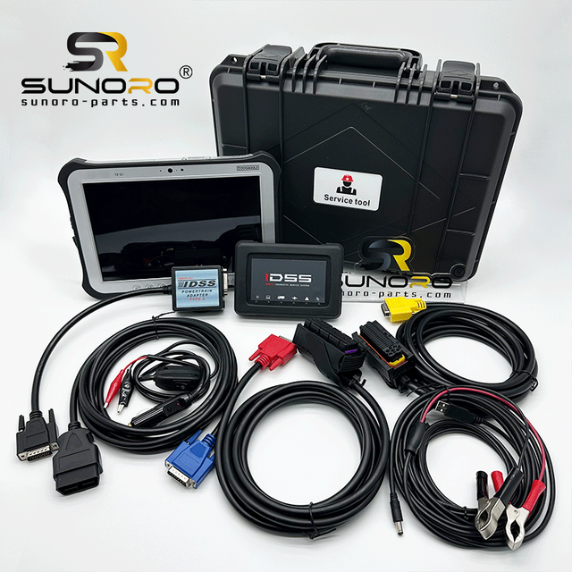 G-IDSS E-IDSS Diagnostic Tool Engine Excavator IDSS Scanner SH350-5 Mx2 TW Testing Equipment with FZ-G1 Tablet Laptop