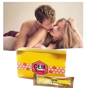 Cajas de Exhibición para Empaquetado Exterior de <span class=keywords><strong>Vitamax</strong></span> Double Shot Honey, para Suplementos Vip Vital Honey, con Recubrimiento UV y Relieve - Product Image 1