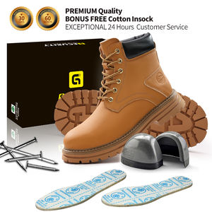 Lanoudun בגדי עבודה איסוף צבע צהוב נעלי בטיחות נגד נקר מיקרופייבר בטיחות עליון - Product Image 4