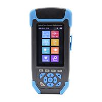 Mini OTDR 8-en-1 1310/1550nm 22/20dB 60km OPM VFL LS RJ45 avec séquence de câbles, écran tactile 3,5 pouces et carte d'événements HZY-3302SH