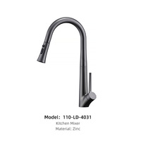 Robinet de cuisine monocommande multifonctionnel en acier inoxydable chromé à montage sur plan, norme européenne, vente en gros Chine