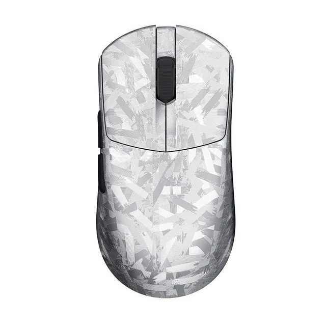 FURYCUBE F1 Carbon-Fiber Optical Wireless Tri-Mode Six-Button Ergonomic Gaming Mouse USB Lightweight PAW3315 Battery Swapping