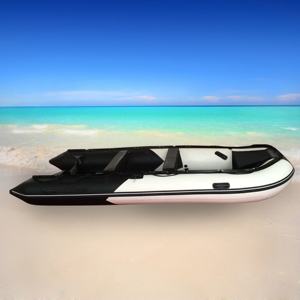 गेटे 12.4ft GTS380 जाने नाव मध्यम आकार सफेद और काले Inflatable समुद्र खेल नाव जहाज़ के बाहर इंजन के साथ 380cm - Product Image 4