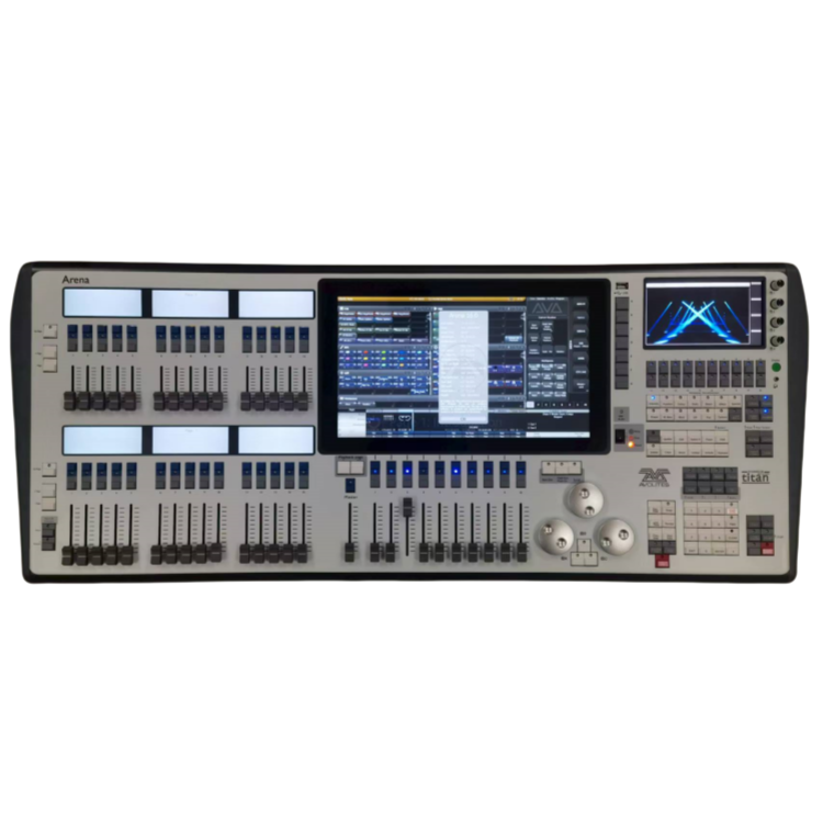 Rack Gradateur RVE 12x3KW DMX512 En Flight Case + Console NSI MC7016