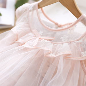 <span class=keywords><strong>ชุด</strong></span>เดรสผ้าฝ้ายสำหรับเด็<span class=keywords><strong>ก</strong></span>ผู้หญิง<span class=keywords><strong>ชุด</strong></span>เจ้าหญิง<span class=keywords><strong>เอ</strong></span>ลซ่าสำหรับฤดูร้อนสินค้าใหม่ - Product Image 3