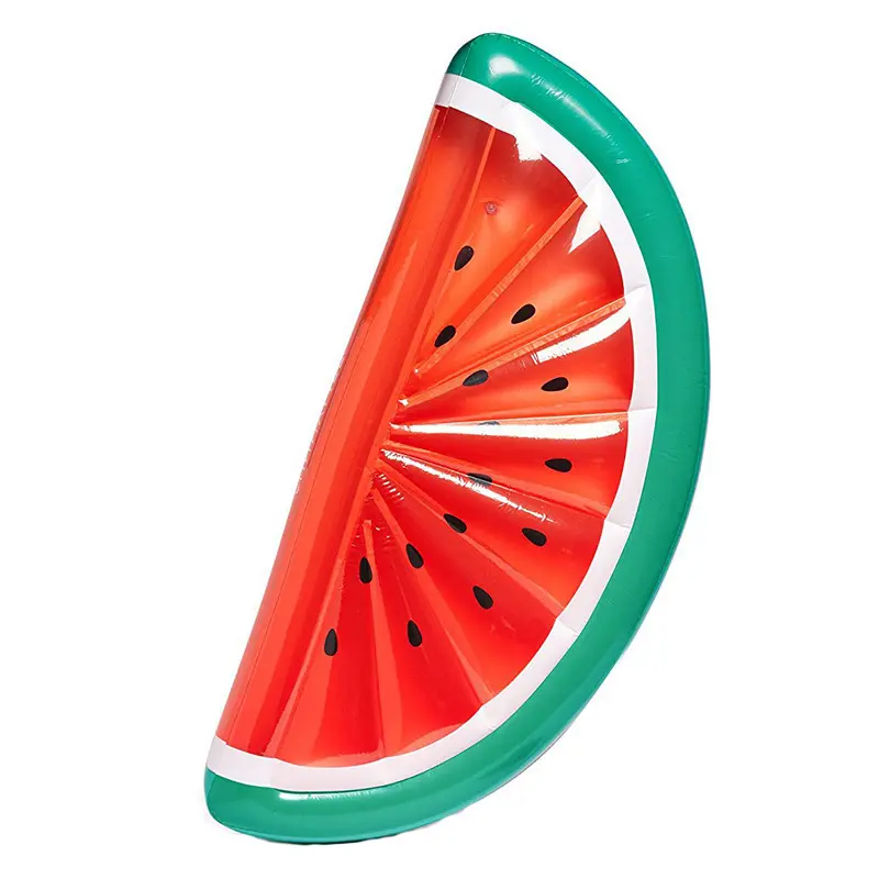 Manufacturer direct sale semi - round watermelon inflatable floating bed float large discount