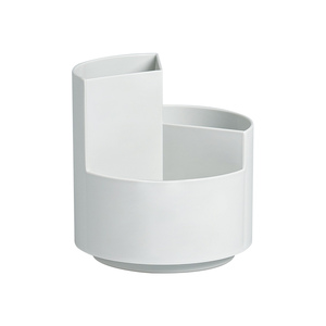 <span class=keywords><strong>SDLP</strong></span> fournitures scolaires boîte de rangement porte-stylo à 3 compartiments motif carré plastique PP matériel rotatif Art fournitures organisateur - Product Image 2