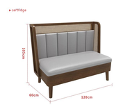 Canapés en cuir de style chinois, meubles de restaurant durables, ensemble de mobilier pour hôtel et salon, usage commercial