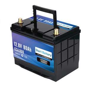 Batería AGM de 12V 80Ah de alta resistencia para arranque y parada, para autos de lujo, SUV y camiones, venta al por mayor directa de fábrica OEM - Product Image 5