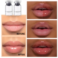 Meilleur Sérum Booster Hydratant Rose HA pour les Lèvres, Traitement Réparateur Anti-Rides avec Acide Hyaluronique pour des Lèvres Repulpées et Volumineuses, OEM
