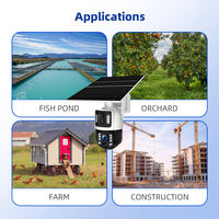 Cámara de Seguridad Solar CCTV de 6MP con Tarjeta SIM 4G, Zoom 36X, Cubierta de Bola ABS, Pan-Tilt, Visión Nocturna, Detección de Movimiento, IP66, PTZ, para Exteriores