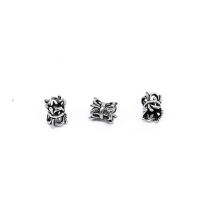 Perles d'espacement en forme de lotus en acier inoxydable yunnique pour la fabrication de bracelets, composants de bijoux de 8 mm - Product Image 5