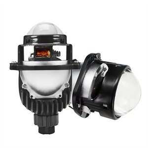 XOVY Phare Bi-LED avec lentille de projecteur, ampoule Canbus mini non destructive, faisceau Hi-Lo, 1,5, 2 et 2,5 pouces, pour voiture - Product Image 2