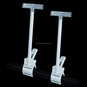 Supermarket <b>Plastic</b> <b>Small</b> Double Sided Advertising Clip Price Tag Label Sign Holder Display Clips With Frame - Product Image 2