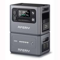 Generador de Energía Solar MPPT para Exteriores AF-P280 2048Wh, Estación Portátil Expandible, Arrancador de Emergencia, Linterna, Control Remoto, Batería LiFePO4