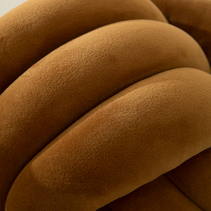 وسادة على شكل كرة جديدة للديكور المنزلي وسادة أريكة هدايا عيد الميلاد وسادة مصنوعة يدويًا 28×28 سم وعقدة وسادة على شكل كرة - Product Image 6