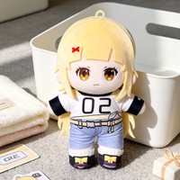 Maßgefertigte Anime Nekomimi Plüschpuppe mit Gestickten Gesichtszügen Kurzes Fleece-Gewebe 10cm 20cm Geschenk Hobby Sammlerstück Spielzeug