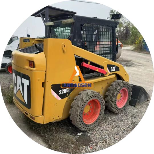 CAT 226B Подержанные мини-погрузчики, погрузчик-погрузчик, 1 тонна гусеница 226B2, слайд-погрузчик, копающий ковш, устройство захвата бульдозера