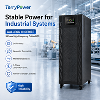 Çevrimiçi UPS 30/40/50/60/80KVA 3 Fazlı 5 İnç Dokunmatik Ekranlı UPS Kurşun Asitli 192V 3 Giriş-3 Çıkışlı Kule Tipi Veri Merkezi İçin UPS