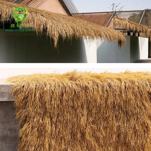 Chinesischer Lieferant OEM Maßgefertigtes Umweltfreundliches Wasserdichtes Künstliches Reetdach Synthetisches PE-Material Simuliertes Trockengras - Product Image 3