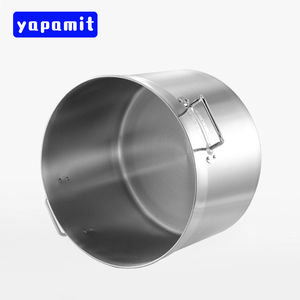 Nhà Máy Bán buôn thương mại nhà bếp <span class=keywords><strong>Cookware</strong></span> Set 28 cm thép không gỉ chậu cho nhà hàng nấu ăn cảm ứng tương thích kim loại - Product Image 3