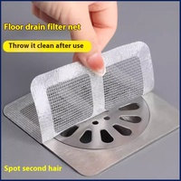 Filet de filtre anti-colmatage jetable cuisine salle de bain autocollant de vidange anti-insectes filtre à cheveux en plastique PP produits ménagers