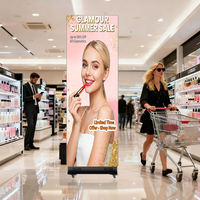 Pantalla LED para Póster de Doble Cara de Alta Calidad para Interiores, 640x1920mm, P2.5, Pantalla Digital Inteligente para Publicidad con Control Móvil